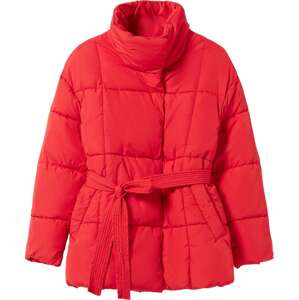 Zimní bunda Bershka červená