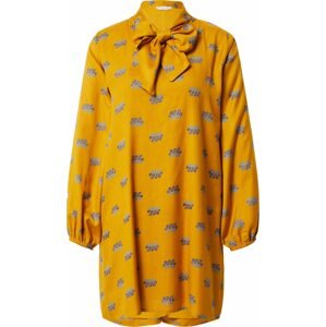 Košilové šaty 'Vestido' Compania Fantastica světlemodrá / zlatě žlutá / tmavě fialová