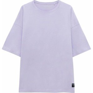 Tričko Pull&Bear pastelová fialová