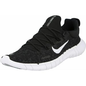 Běžecká obuv 'Free Run 5.0' Nike černá / bílá