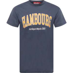 Tričko 'Hambourg' Derbe námořnická modř / žlutá / bílá
