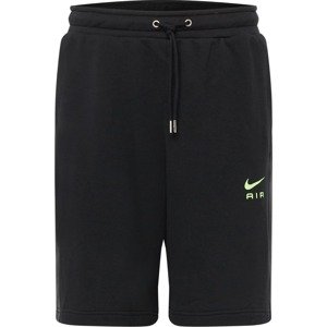 Kalhoty Nike Sportswear světle zelená / černá