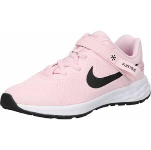 Sportovní boty 'Revolution 6 FlyEase' Nike růžová / černá