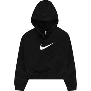 Sportovní mikina Nike černá / bílá