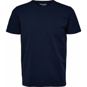 Tričko 'Ael' Selected Homme námořnická modř