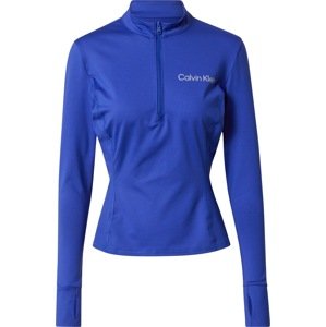 Tričko Calvin Klein Sport královská modrá / bílá