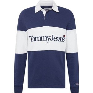 Tričko 'RUGBY' Tommy Jeans námořnická modř / bílá