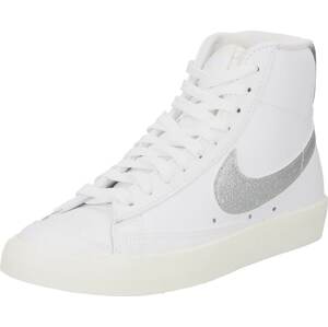 Kotníkové tenisky Nike Sportswear stříbrná / bílá