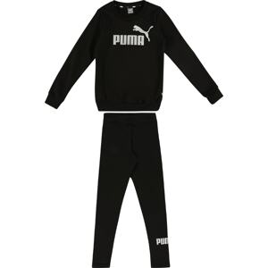 Joggingová souprava Puma černá / bílá