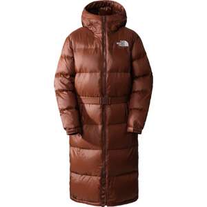 Zimní kabát The North Face tmavě hnědá