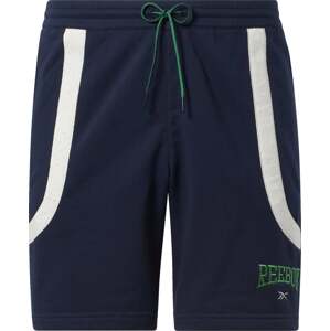 Kalhoty Reebok Classics námořnická modř / zelená / bílá