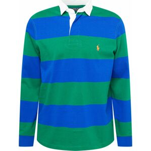 Tričko Polo Ralph Lauren modrá / zelená / oranžová / bílá