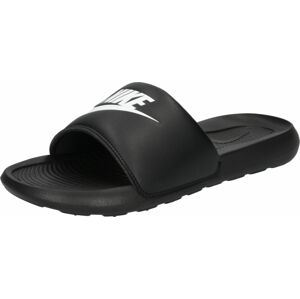 Plážová/koupací obuv 'VICTORI ONE SLIDE' Nike Sportswear černá / bílá