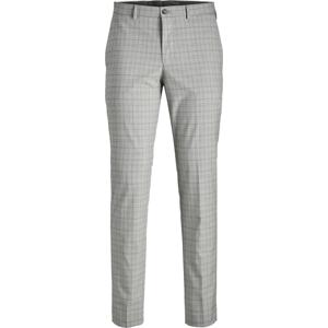 Kalhoty s puky 'Solaris' jack & jones hnědá / šedý melír / bílá