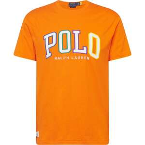 Tričko Polo Ralph Lauren žlutá / fialová / oranžová / bílá