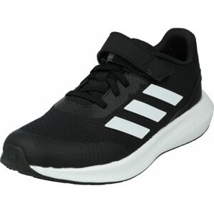 Sportovní boty 'Runfalcon 3.0 Elastic Lace Strap' adidas performance černá / bílá