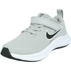 Sportovní boty 'Star Runner 3' Nike šedá / černá / bílá