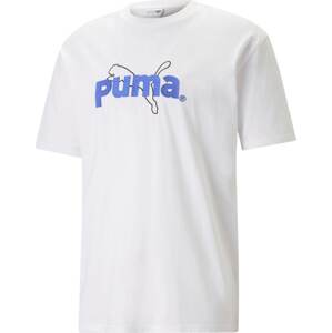 Tričko Puma modrá / černá / bílá