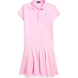 Šaty Polo Ralph Lauren světlemodrá / růžová
