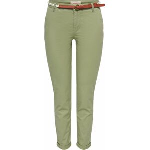 Chino kalhoty 'Biana' Only světle zelená