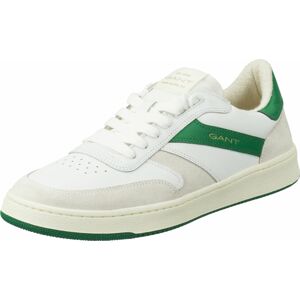 Tenisky Gant zelená / bílá / barva bílé vlny