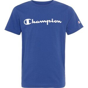 Tričko Champion Authentic Athletic Apparel modrá / bílá