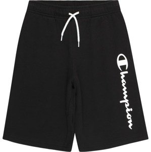Kalhoty Champion Authentic Athletic Apparel černá / bílá
