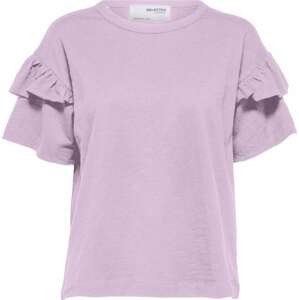 Tričko 'Rylie' Selected Femme pastelová fialová