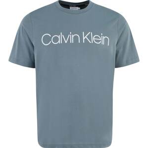 Tričko Calvin Klein Big & Tall grafitová / bílá