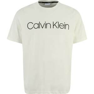 Tričko Calvin Klein Big & Tall béžová / černá
