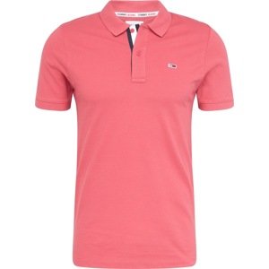 Tričko Tommy Jeans námořnická modř / pink / bílá