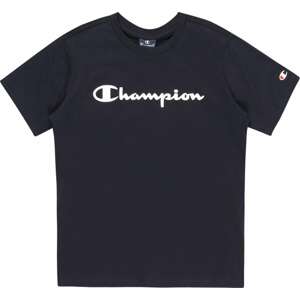 Tričko Champion Authentic Athletic Apparel noční modrá / červená / bílá