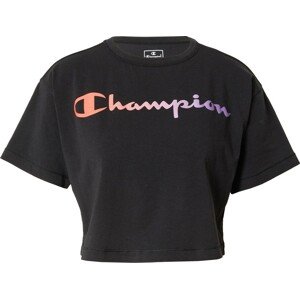 Funkční tričko Champion Authentic Athletic Apparel fialová / lososová / černá