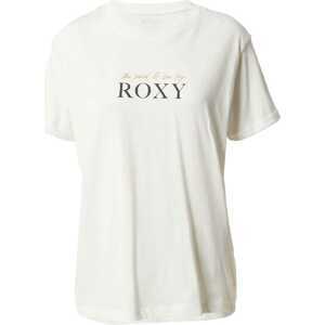 Tričko 'NOON OCEAN' Roxy světle hnědá / černá / bílá