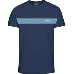 Tričko 'AMSON' jack & jones modrá / námořnická modř