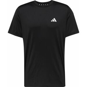 Funkční tričko 'Train Essentials Stretch ' adidas performance černá / bílá