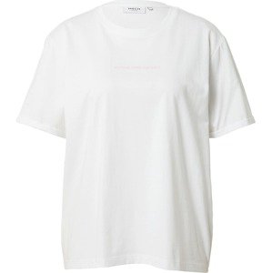 Tričko 'Terina' moss copenhagen růžová / bílá
