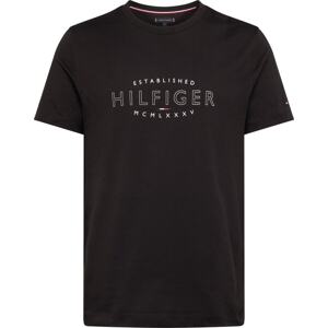 Tričko Tommy Hilfiger modrá / červená / černá / bílá