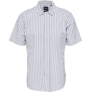 Košile 'Alvaro' Only & Sons tmavě modrá / bílá
