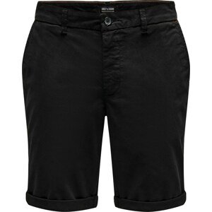Chino kalhoty 'Peter' Only & Sons černá