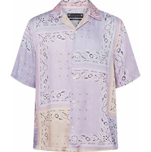 Košile 'TIKAL' AllSaints pastelová fialová / pudrová / černá / bílá