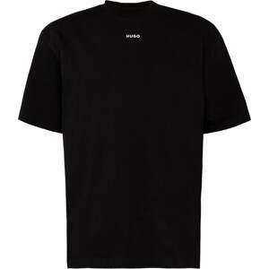 Tričko 'Dapolino' HUGO černá / bílá
