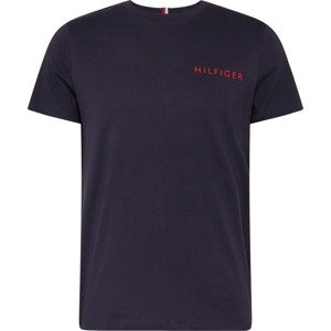 Tričko Tommy Hilfiger noční modrá / červená