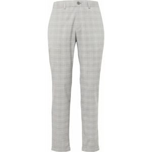 Chino kalhoty 'Liam' Matinique antracitová / světle šedá
