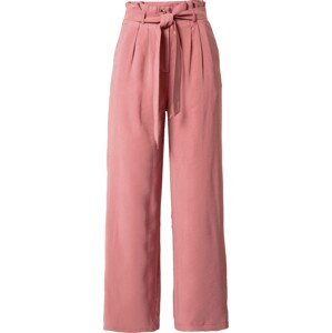 Kalhoty se sklady v pase 'Loreen' ABOUT YOU světle růžová