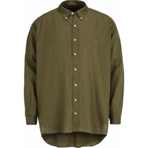 Košile Polo Ralph Lauren Big & Tall olivová / oranžová