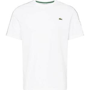 Tričko Lacoste šedá / zelená / černá / bílá