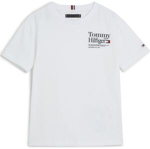 Tričko Tommy Hilfiger námořnická modř / červená / bílá