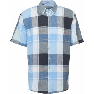 Košile Jack's marine modrá / světlemodrá / šedý melír / bílá