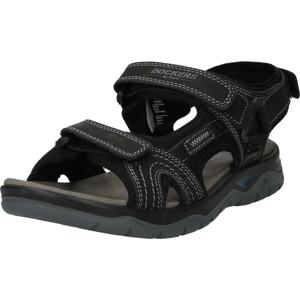 Trekingové sandály Dockers by Gerli černá / bílá